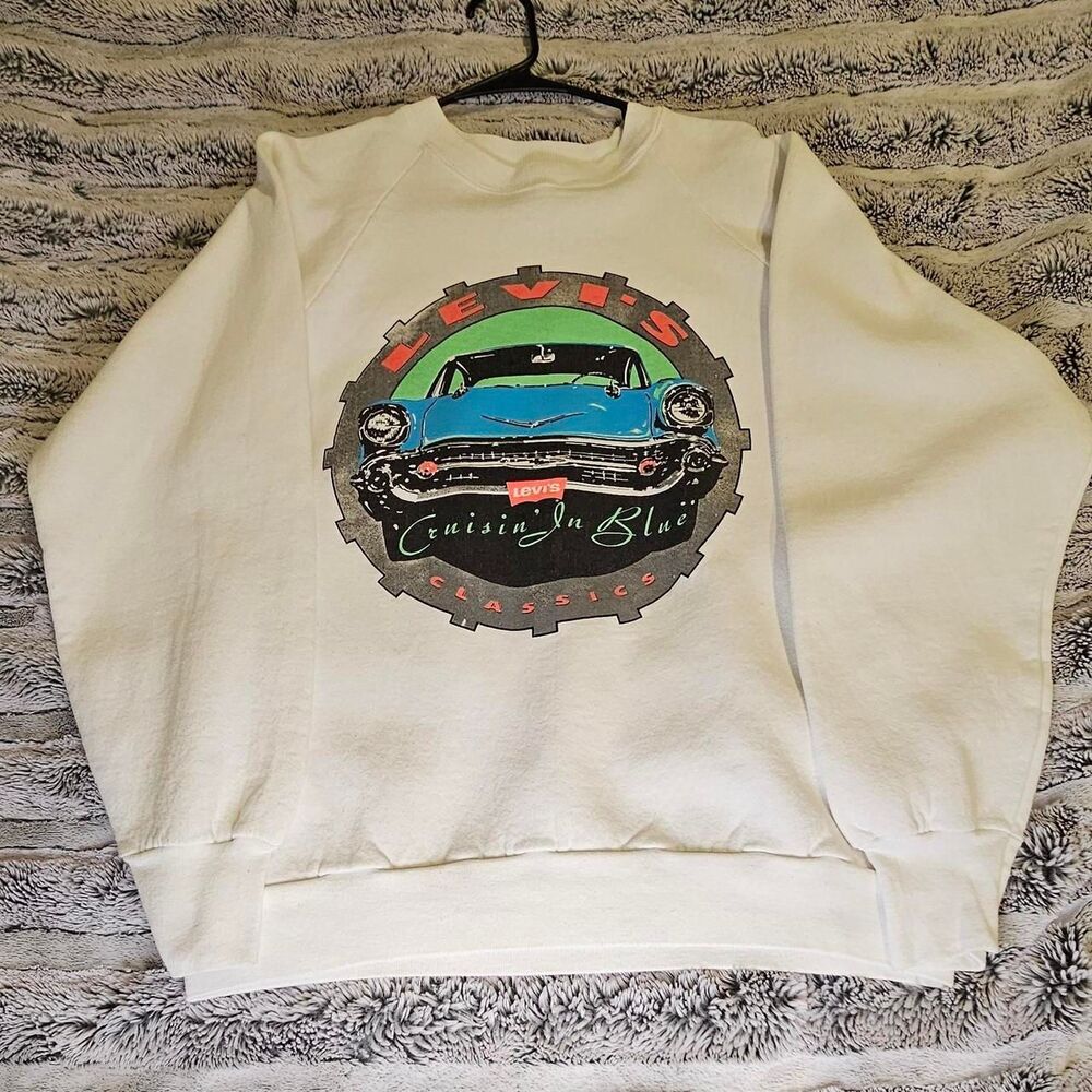 Levi-s Men's White Sweatshirt